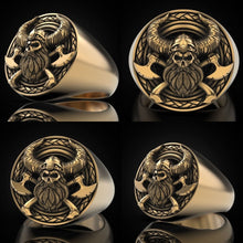 Load image into Gallery viewer, Viking Skull Ring
