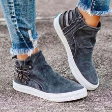 Load image into Gallery viewer, 21 GLADIATOR Denim Sneakers
