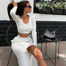 Load image into Gallery viewer, 21 TREND Two Piece Skirt Crop Top Set
