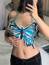 Load image into Gallery viewer, SUMMER BUTTERFLY Crop Top

