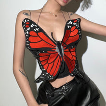 Load image into Gallery viewer, 21 BUTTERFLY Crop Top
