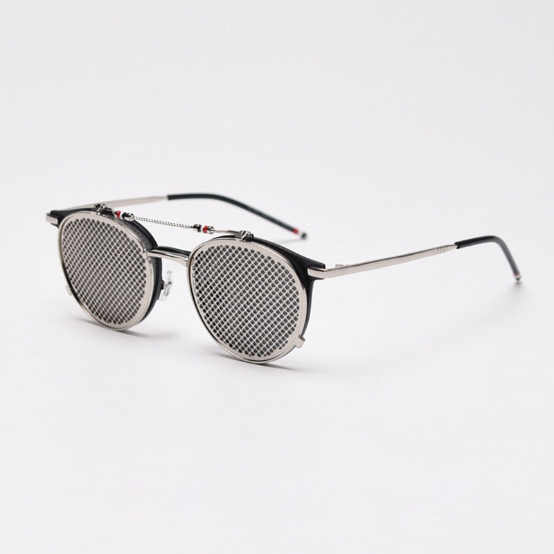 METAL Steampunk Flip Sunglasses