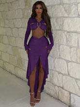 Load image into Gallery viewer, 21 PURPLE Backless Dress
