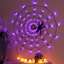 Load image into Gallery viewer, 21 Halloween Spider Web Lights

