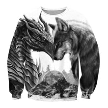 Load image into Gallery viewer, 21 DRAGON VS WOLF Hoodie
