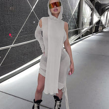Load image into Gallery viewer, CELESTINA Hooded Dress
