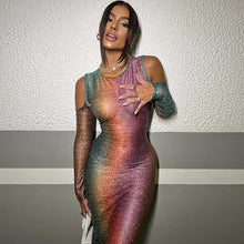 Load image into Gallery viewer, SPARKLY RAINBOW Dress
