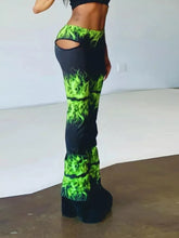 Load image into Gallery viewer, GREEN FLAME Pants
