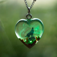 Load image into Gallery viewer, Wolf Resin Necklace
