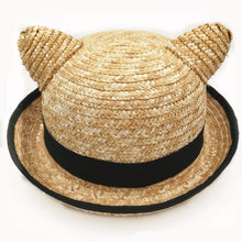 Load image into Gallery viewer, CAT Straw Hat
