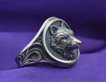 Load image into Gallery viewer, Ancient Wolf Ring
