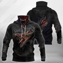 Load image into Gallery viewer, 21 3D DRAGON Hoodie
