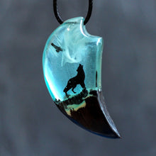 Load image into Gallery viewer, Wolf Fang Resin Necklace
