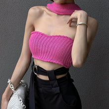 Load image into Gallery viewer, JASMINE Knitted Crop Top
