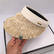 Load image into Gallery viewer, HAWAII Straw Visor Hat
