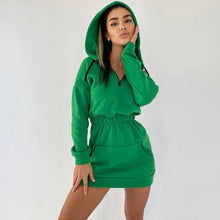 Load image into Gallery viewer, 21 TREND Hooded Dress
