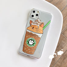 Load image into Gallery viewer, Coffee Kitties iPhone Case
