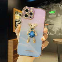 Load image into Gallery viewer, Crystal Bear iPhone Case
