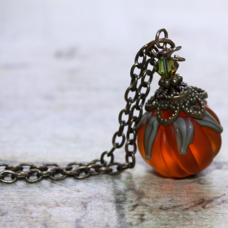 21 Pumpkin Necklace