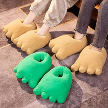 Load image into Gallery viewer, BIG GREEN FOOT Slippers
