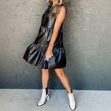 Load image into Gallery viewer, VEGAN LEATHER Dress
