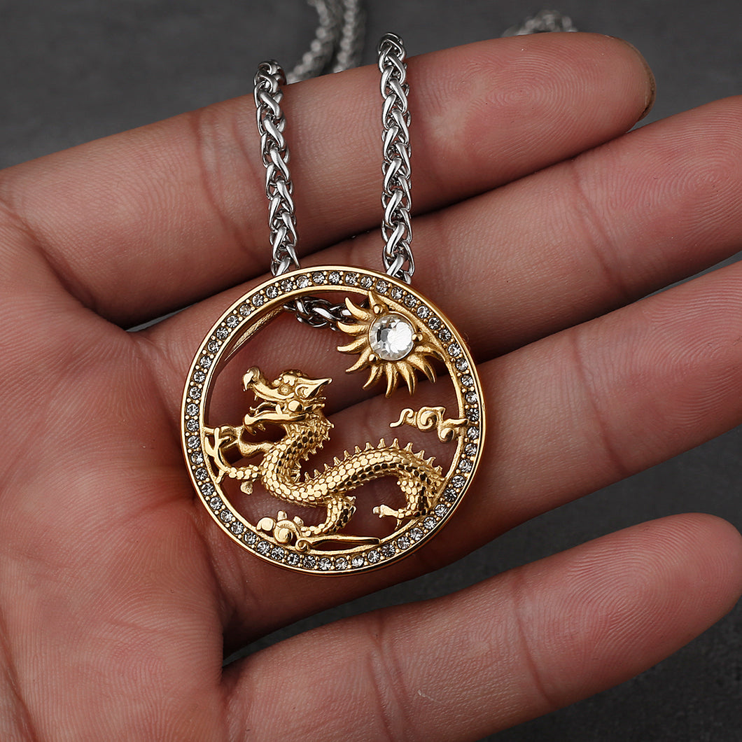 Golden Dragon Necklace